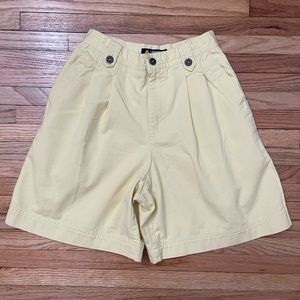 Vintage Yellow Shorts